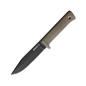 Cold Steel SRK Compact Fixed Blade Knife 5" Clip Point SK-5 Black Blade Kray-Ex Handle Dark Earth - Cold Steel