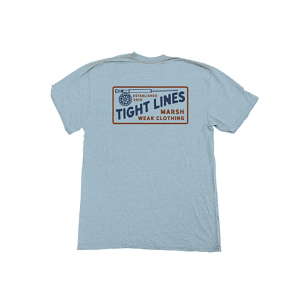 MARSH WEAR Men's Tight Lines T Shirt Agate Heather XL
