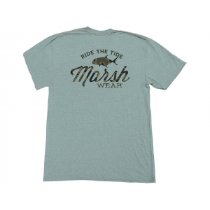 MARSH WEAR Men's Tight Rider T Shirt Agate Heather 2XL