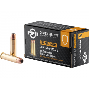 Defense 357 Magnum 158 Grain Jacketed Hollow Point Box Of 50 Ammo