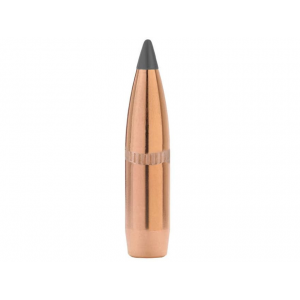 FACTORY SECOND BULLETS Factory Second Match 22 Caliber (224 Diameter) Bullets 75 Grain Polymer Tip with Cannelure Box of 100 (Bulk Packaged)