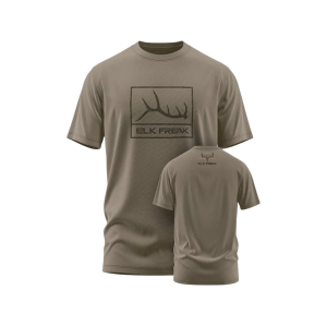 MULEY FREAK Men's Bull Shed Short Sleeve T Shirt Gray Medium