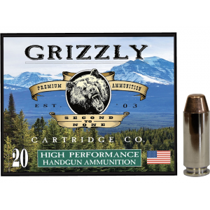 zzly Cartridge Bear Load 10mm Auto 220 Grain Full Metal Jacket Box Of 20 Ammo