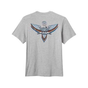 5.11 Men's Sig Sauer Chrome Emblem Short Sleeve T Shirt Heather Gray Large