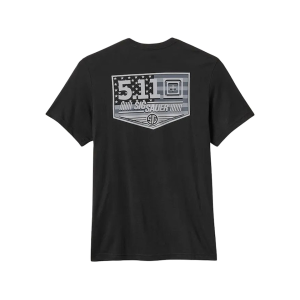 5.11 Men's Sig Sauer Crest Short Sleeve T Shirt Black XL