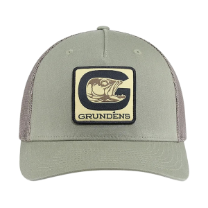 GRUNDENS Men's G-Walleye Trucker Hat Loden One Size Fits Most