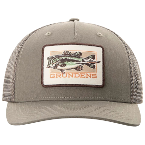 Grundens Men's Off To The Races Trucker Hat Loden One Size Fits Most - Grundens