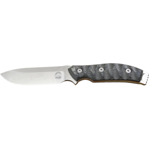 White River Knives GTI 4.5 Fixed Blade Knife 4.5" Drop Point CPM S35VN Stonewashed Blade Micarta Handle Gray - White River Knives