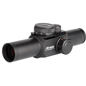 UltraDot Ultradot-4 Red Dot Sight 1" Tube 1x 2, 4, 8, 10 MOA Dot Aluminum Matte Black - Ultradot
