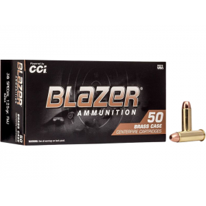 BLAZER Brass 38 Special Ammo 125 Grain Full Metal Jacket Box Of 50