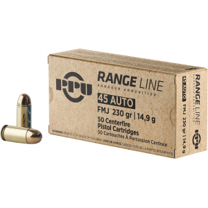 PPU 45 Acp Ammo 230 Grain Full Metal Jacket Box Of 50