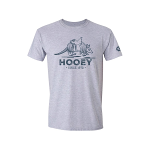 HOOEY Men's Armadillo Short Sleeve T Shirt Sport Gray 2XL