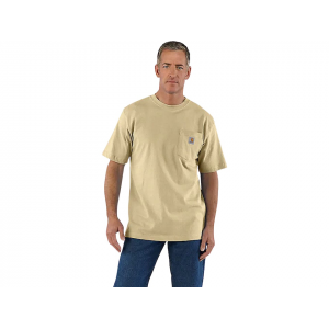 CARHARTT Men's K87 Loose Fit Heavyweight Pocket T Shirt Beach Heather 2XL Tall