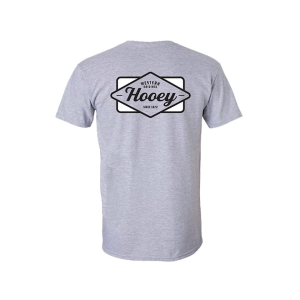 HOOEY Men's Diamond Script 2.0 Short Sleeve T Shirt Sport Gray 2XL