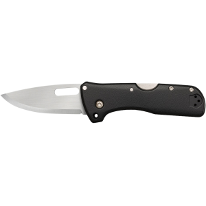 Cold Steel Click N Cut Pocket Knife 2.5" Drop Point AUS-10 Polished Blade Griv-Ex Handle Black - Cold Steel