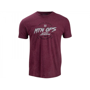 MTN OPS Men's TICO T Shirt Heather Maroon Medium