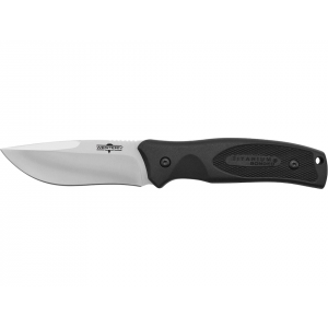 Camillus Western Black River Fixed Blade Knife 3.75" Drop Point 420 Titanium Blade G-10 Handle Black - Camillus