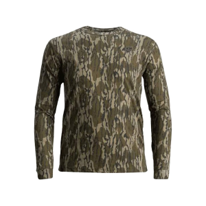 BLOCKER OUTDOORS Men's Finisher Fused Shirt Mossy Oak Original Bottomland XL