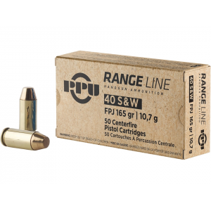  40 S&W 165 Grain Full Metal Jacket Box Of 50 Ammo