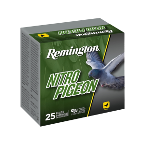 Remington Nitro Pigeon 12 Gauge Ammo 2-3/4 #7-1/2 Lead Shot 1-1/4 Oz Box Of 25 ington Nitro Pigeon 12 Gauge 2-3/4 #7-1/2 Lead Shot 1-1/4 Oz Box Of 25 Ammo