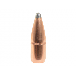 FACTORY SECOND BULLETS Factory Second 22 Caliber (224 Diameter) Bullets 55 Grain Soft Point with Cannelure Box of 100 (Bulk Packaged)