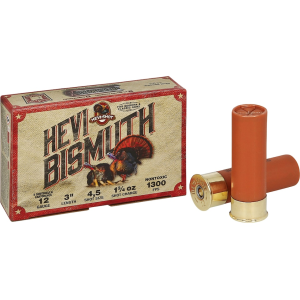 Hevi-Shot Hevi-Bismuth Turkey 12 Gauge Ammo 3" #4 and #5 Bismuth Shot 1-3/4 oz Box of 5 - Hevi-Shot
