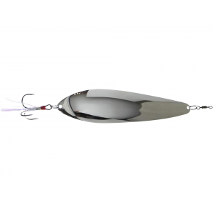 NICHOLS LURES Bass Mafia Big Larry Spoon Silver Chrome