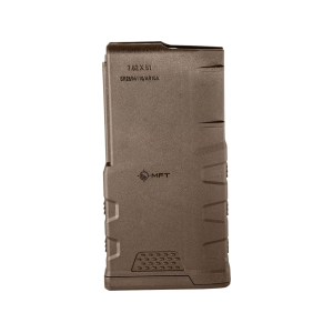 MISSION FIRST TACTICAL EXD Magazine LR-308, AR-10 308 Winchester 20-Round Scorched Dark Earth