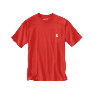 CARHARTT Men's K87 Loose Fit Heavyweight Pocket T Shirt Roasted Tomato XL