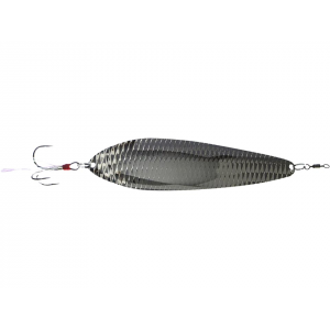 NICHOLS LURES Bass Mafia Big Larry Spoon Prism Chrome