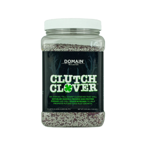 Domain Outdoor Clutch Clover Food Plot Seed 2.25 lb - Domain Outdoor