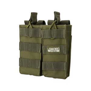 BARSKA CX-850 Double Section Magazine Pouch Olive Drab
