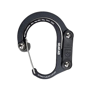 Gear Aid Heroclip Carabiner Mini Stealth Black - Gear Aid