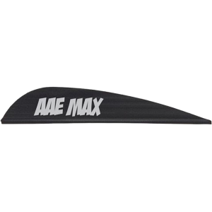 AAE Max Stealth Vanes Arrow Fletching Black 50PK - Aae Archery