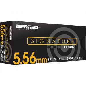 o Inc. Signature 5.56x45mm NATO 62 Grain Penetrator Full Metal Jacket Box Of 20 Ammo