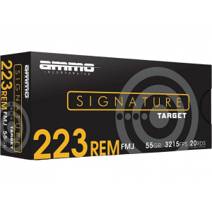 AMMO Inc. Signature 223 Remington AMMO 55 Grain Full Metal Jacket Box Of 20