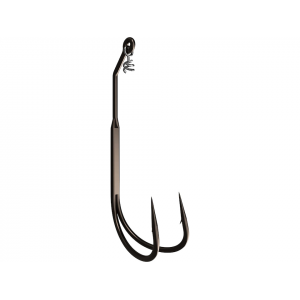Mustad AlphaPoint Double Frog Hook #4/0 Black Nickel 2PK