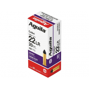 ila Colibri 22LR 20 Grain Round Nose Box Of 50 Ammo