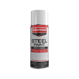 Birchwood Casey Steel Target Paint White 12 oz Aerosol - Birchwood Casey