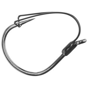Gamakatsu Weedless Finesse Wide Gap Worm Hook #1/0 Black 5PK - Gamakatsu