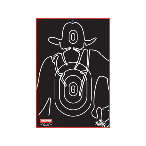 Birchwood Casey Dirty Bird 12" x 18" Gunslinger Silhouette Target 6PK - Birchwood Casey
