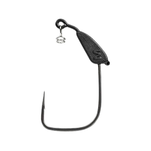 Mustad AlphaPoint Infiltrator Weighted 1/2oz Swimbait Hook #6/0 Black Nickel 2PK - Mustad