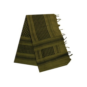 5ive Star Gear Coalition Desert Shemagh Cotton Olive Drab and Black - 5Ive Star Gear