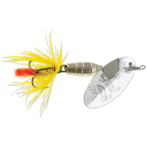 Panther Martin Deluxe Fly Inline Spinner Silver & Yellow 1/32 oz - Panther Martin