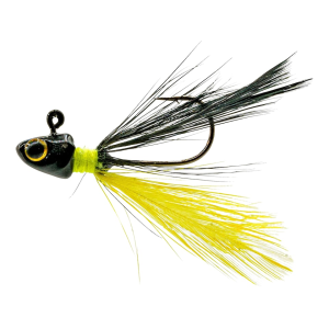 6TH SENSE Pluck Hair Jig Black Neon 1/8 oz