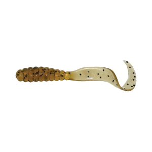 Mister Twister Meeny Curly Tail 3" Grub Pumpkin Pepper 20PK - Mister Twister