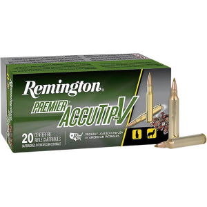 Remington Premier Varmint 204 Ruger Ammo 40 Grain Remington AccuTip Polymer Tip Case of 200 (10 Boxes of 20) - Remington