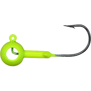 CRAPPIE MAGNET Eye Hole Round 1/4oz Jighead Chartreuse