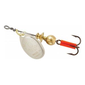 Mepps Aglia Plain Inline Spinner Silver 1/12 oz - Mepps