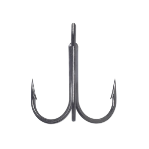 VMC Inline Treble Hook #6 Black Nickel  10PK